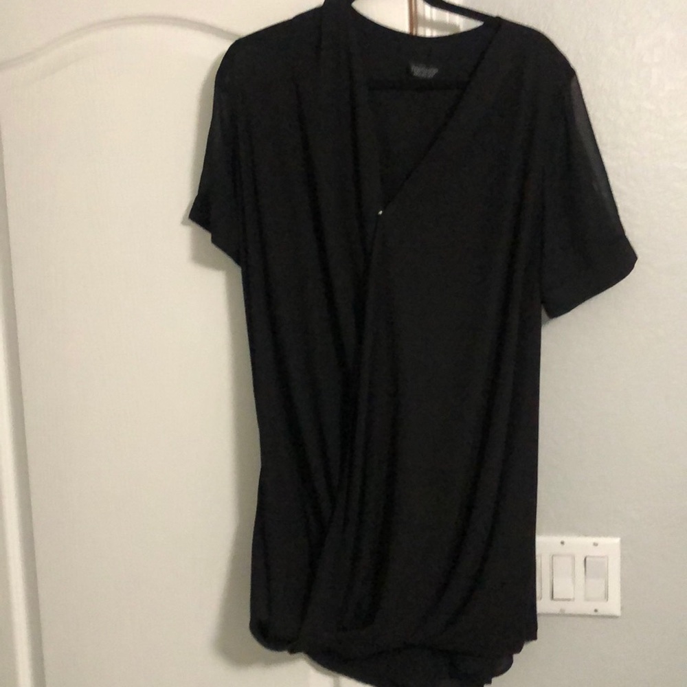 black sheer dress